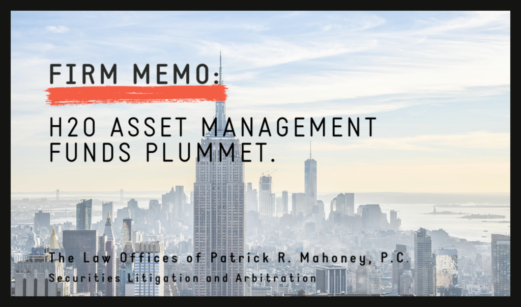 Firm Memo H2O Asset Management
