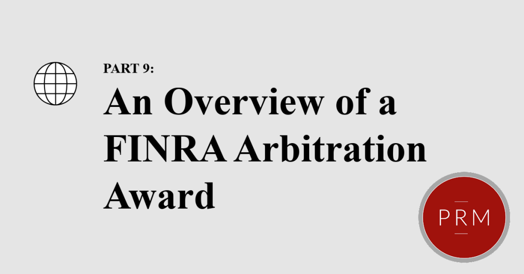 The FINRA Arbitration Award